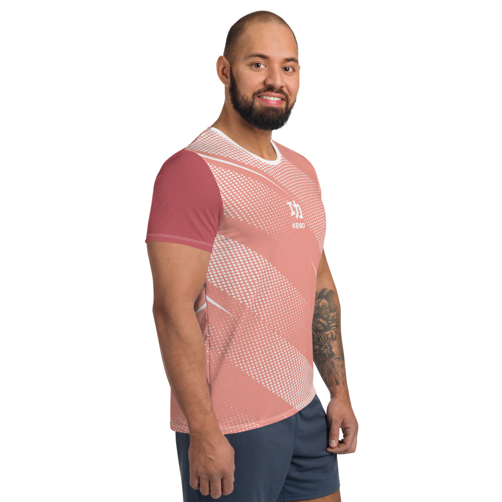 KEISO RUSH PINK. Camiseta deportiva personalizada. Impresa bajo demanda.