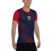 KEISO RUSH GRANATE. Camiseta deportiva personalizada. Impresa bajo demanda.