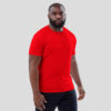 Camiseta unisex roja de algodón orgánico - KEISO SUMI 墨