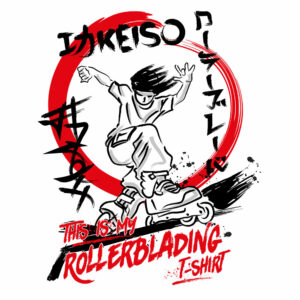 KEISO TIM Rollerblading PRO. Diseño exclusivo de las camisetas ecológicas para bladers de la marca KEISO